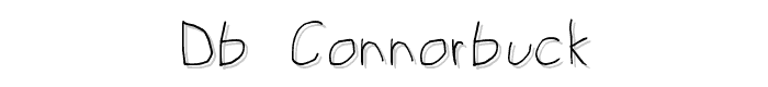 DB CONNORBUCK font